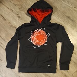 ZELOS Black and Red Hoodie ...Boys M